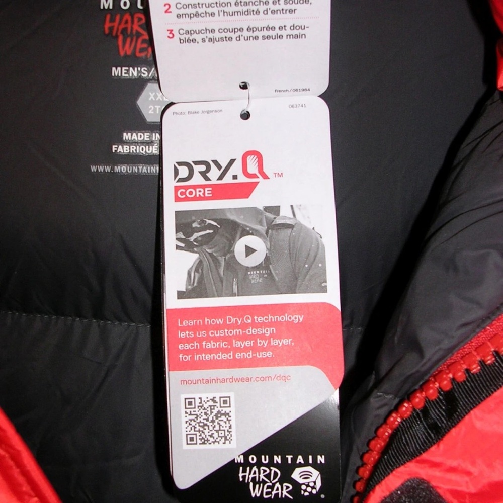 MOUNTAIN HARDWEAR DRY Q ABSOLUTE ZERO 800 PRO DOWN PARKA MENS XXL NWOT - Picture 10 of 16